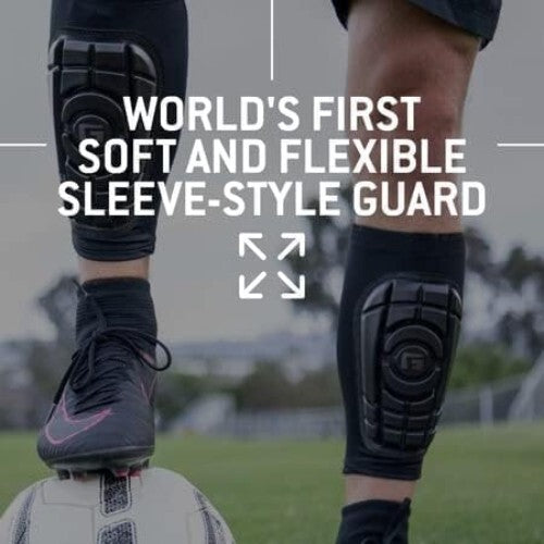 Lightweight Football Shin Guards - Breathable and Impact-Protective Gear
