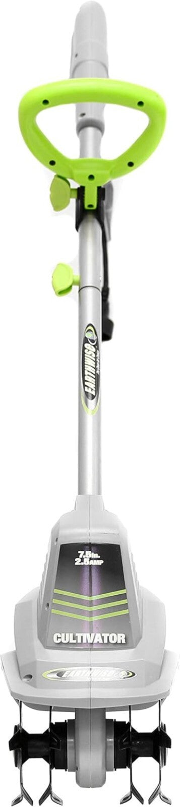 7.5-Inch Corded Electric Tiller with Ergonomic Grip - Hassle-Free Gardening