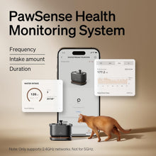 Load image into Gallery viewer, App-Enabled Pet Water Fountain - 2.5L Stainless Steel with Health Monitoring