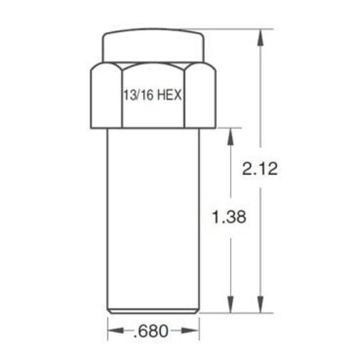 Durable 14mm x 1.5 Cragar SST Chrome Lug Nuts with Duplex Washers - 20 Pcs