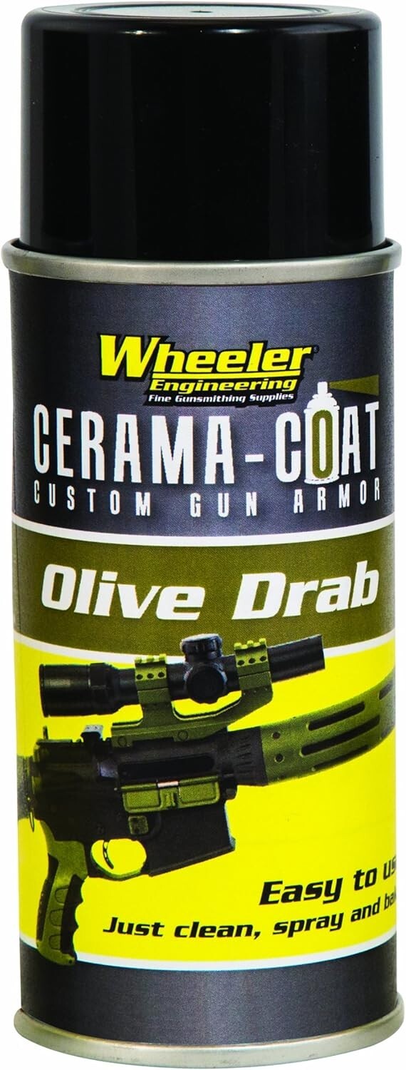 Durable Matte Ceramic Coating Spray - 4oz Olive Drab, Scratch Resistant Solution