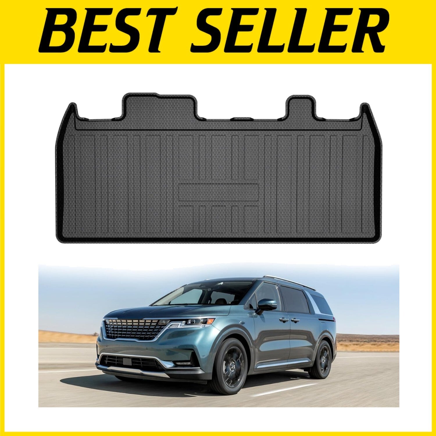 Custom-Fit Trunk Liner for Kia Carnival (2022-2025) - Water-Resistant & Non-Slip