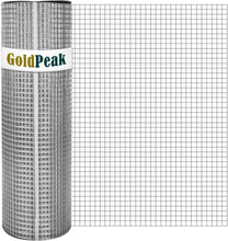 Load image into Gallery viewer, Top-Quality 1/4" x 100' Hot-Dip Galvanized Hardware Cloth Roll - Includes Gloves