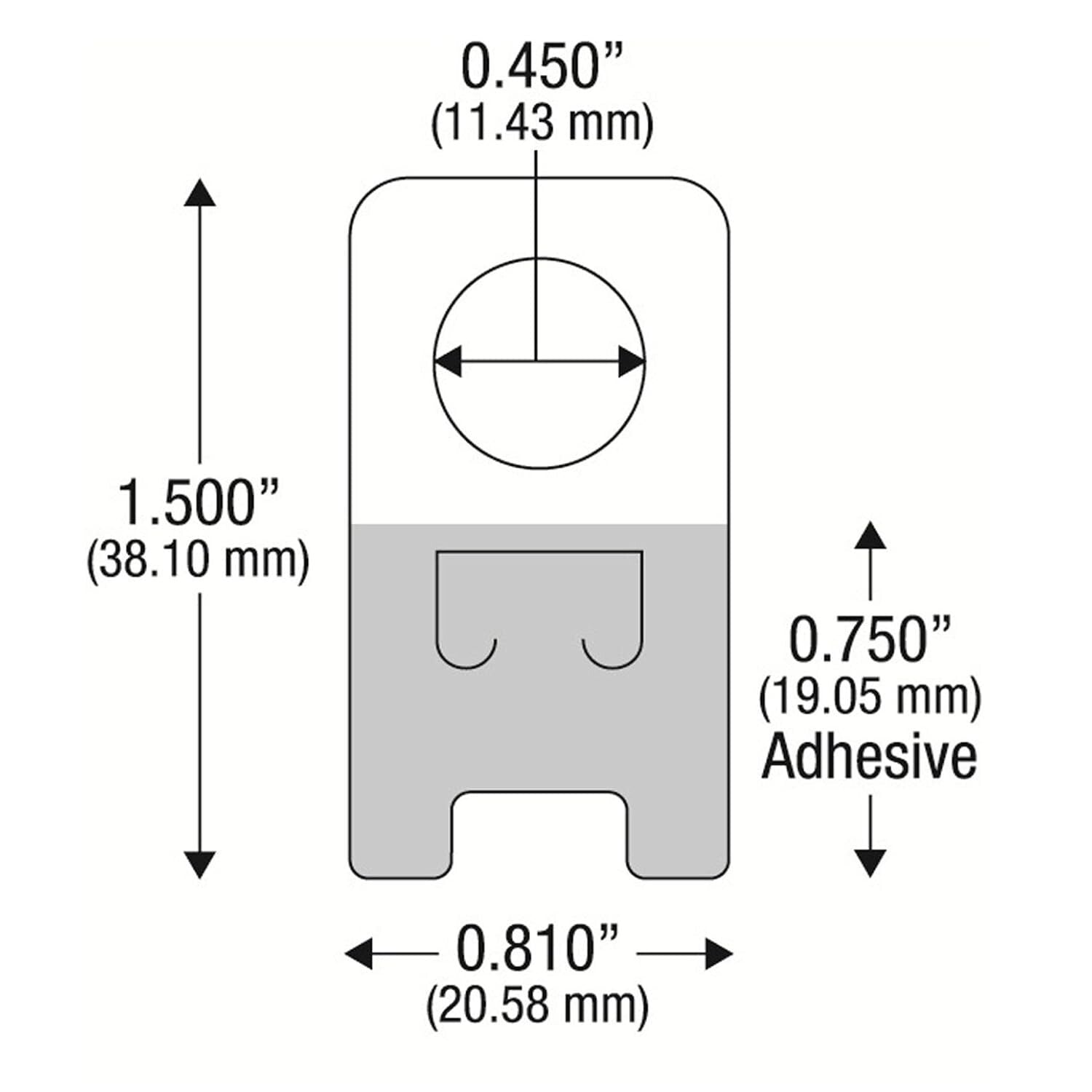 1000 Premium Clear Retail Hang Tabs - Easy Application, Ideal for Merchandising