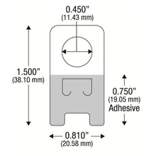 Load image into Gallery viewer, 1000 Premium Clear Retail Hang Tabs - Easy Application, Ideal for Merchandising