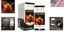 Load image into Gallery viewer, Gourmet Sea Salt Caramel Dark Chocolate Bars - 3.5 oz Each, 12 Pack for Sharing