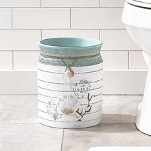 Load image into Gallery viewer, Chic Open-Top Decorative Trash Can - Farmhouse Shell Design for Home/Office