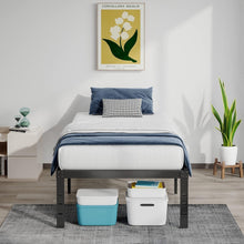 Load image into Gallery viewer, Durable 18-Inch Twin Platform Bed Frame - Supports Up To 800 lbs, Sleek Design