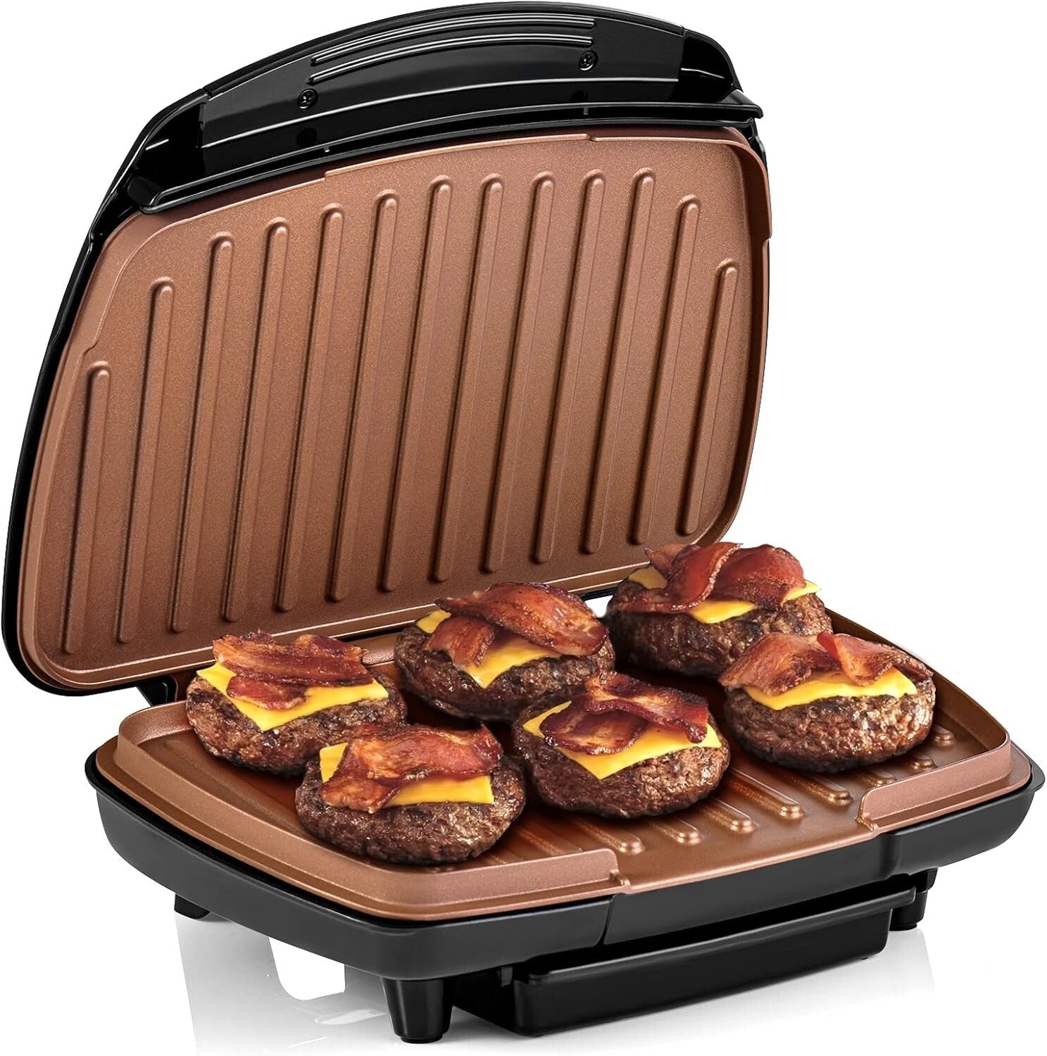 Dishwasher-Safe Non-Stick Grill Maker - 2-Serving Capacity for Fast Family Meals