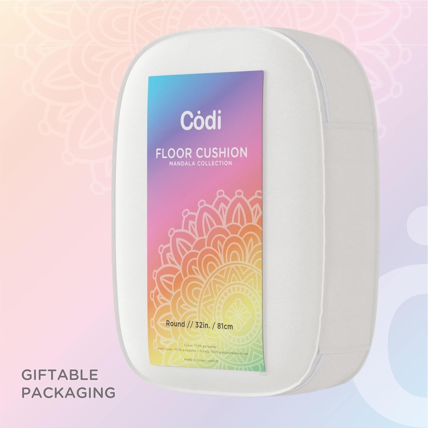 Versatile Large Round Memory Foam Cushions - Perfect for Home Meditation & Gifts