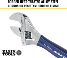 Load image into Gallery viewer, Extra Wide Jaw 8-Inch Adjustable Wrench - Induction Hardened Steel Craftsmanship