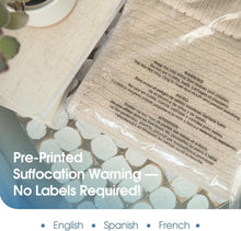 Load image into Gallery viewer, 200 Count Clear 18” x 24” Self-Seal Bags with Suffocation Alert Compliance