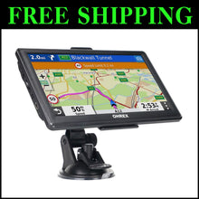 Load image into Gallery viewer, Professional 7-Inch GPS Tracker with Voice Command &amp; Free Lifetime Map Updates