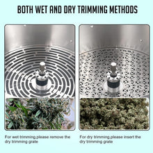 Load image into Gallery viewer, Stainless Steel Electric Bud Trimmer with Adjustable Blades &amp; Easy Outlet Port