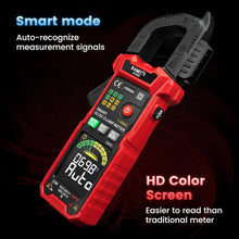 Load image into Gallery viewer, Compact Red Clamp Multimeter with Inrush Current Function &amp; Safety Features
