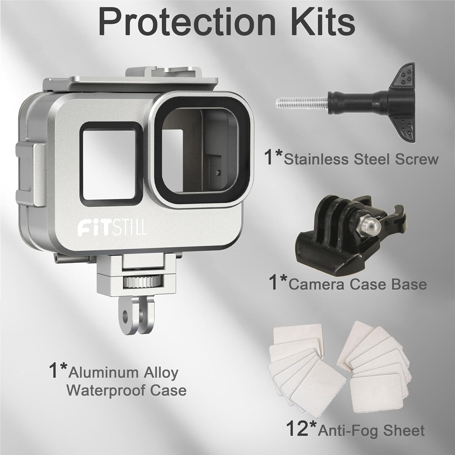 Professional Underwater Housing for GoPro Hero 9-13 - 263FT Waterproof Dive Gear