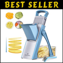 Load image into Gallery viewer, Collapsible Mandoline Slicer with Removable Stainless Steel Blades - Family Size