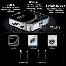 Load image into Gallery viewer, Transform Your Car: Wireless CarPlay &amp; Android Auto Adapter, Netflix &amp; YouTube