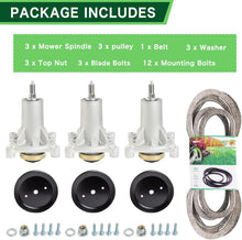 Load image into Gallery viewer, Craftsman 54" Mower Deck Spindle Belt Kit - Complete Replacement for Efficiency
