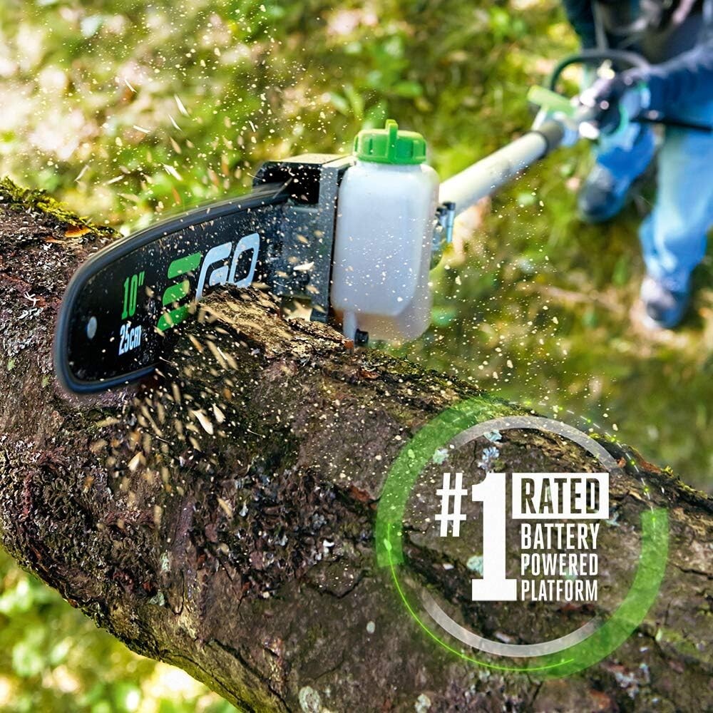 10-Inch High-Speed Pole Saw with 56V Lithium Battery - Lightweight & Versatile