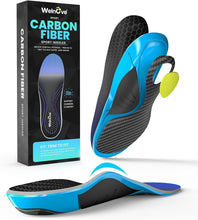 Load image into Gallery viewer, Lightweight Carbon Fiber Insoles with Shock Absorption - Ideal for Athletes - XL