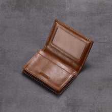 Load image into Gallery viewer, Compact &amp; Lightweight Italian Leather Business Card Holder for Professionals