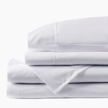 Load image into Gallery viewer, 1500tc Classic White Sheet Set - Extra Soft Cooling for Hot Sleepers - Full Size