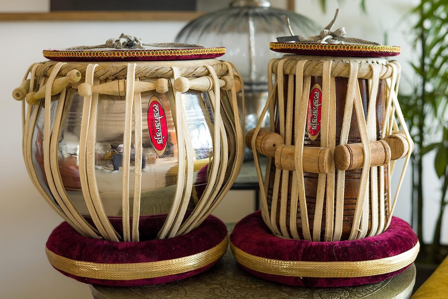 Basic Tabla Set for Beginners - Steel Bayan, Dayan, and Instructional Resources