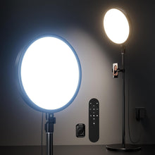 Load image into Gallery viewer, Adjustable LED Ring Light with Stable Base - Ideal for Professional Photography