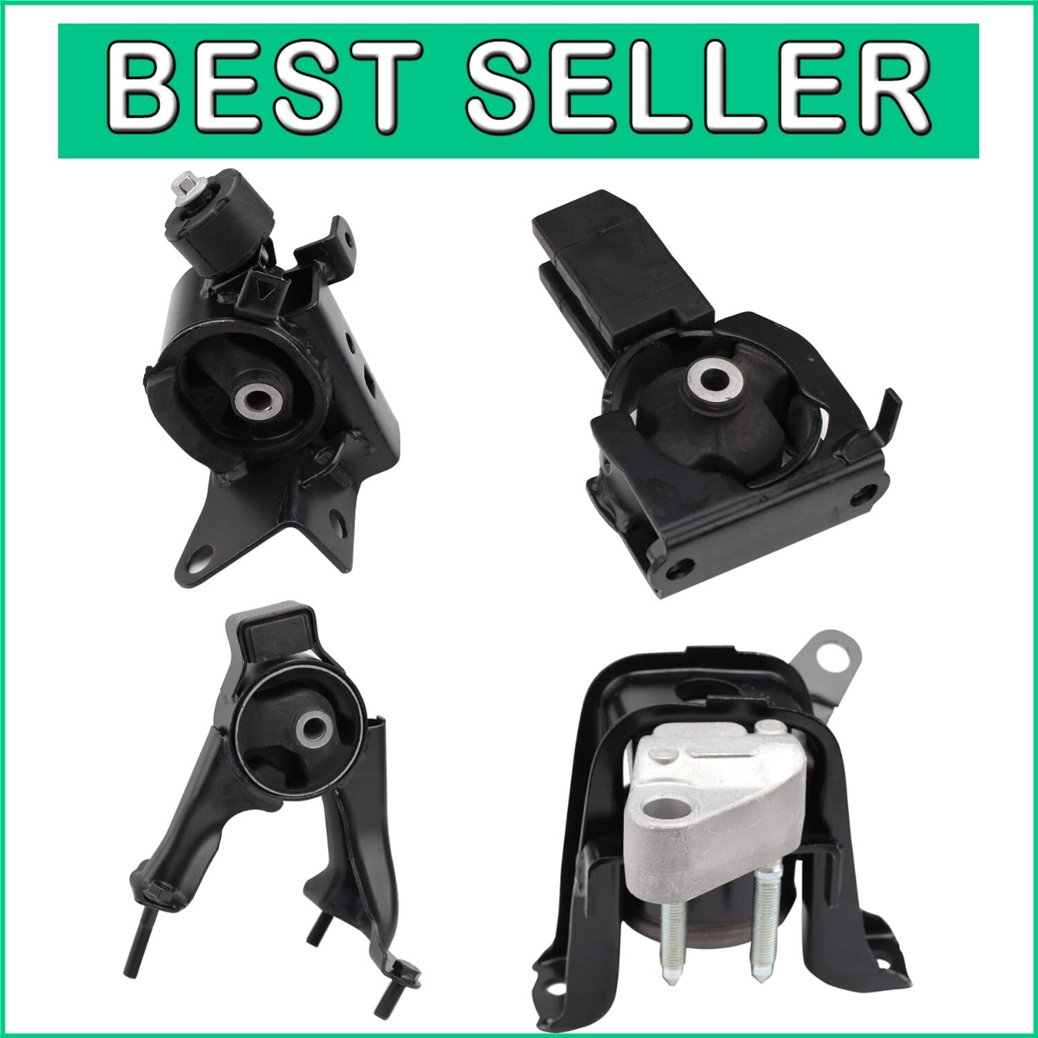 Durable Steel Engine & Transmission Mount Kit Compatible with Corolla & Matrix