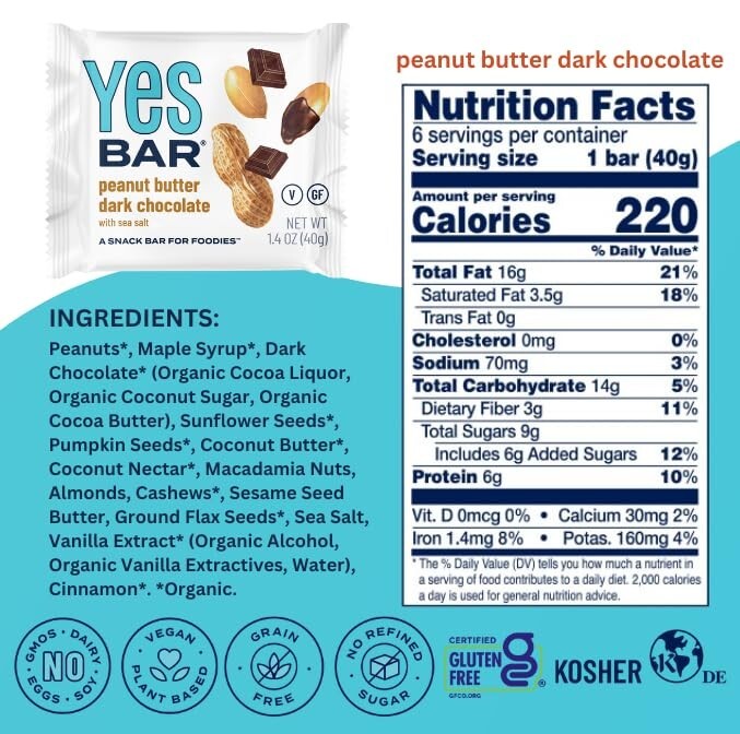 Decadent Peanut Butter Dark Chocolate Protein Bars – Low Sugar, Vegan & Paleo