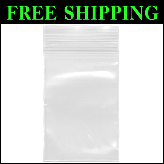 Versatile 4 Mil Heavy-Duty Zipper Bags – 1,000 Count for Industrial & DIY Needs