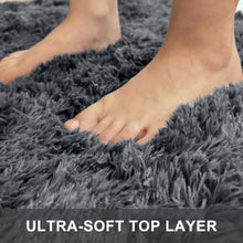 Load image into Gallery viewer, 5x7 Machine Washable Shaggy Area Rug – Soft, Cozy Living Room &amp; Bedroom Decor