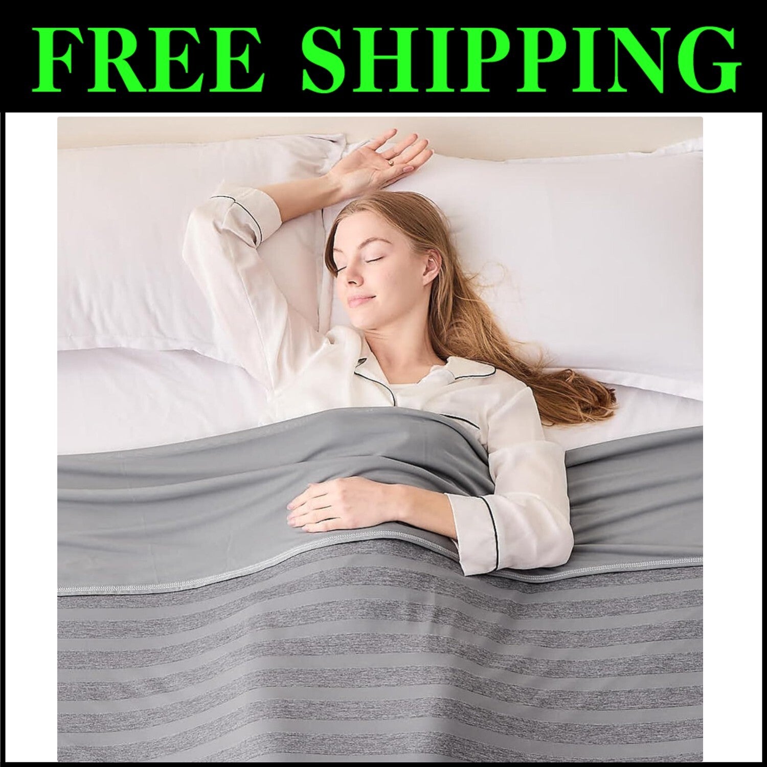 Double-Sided Cooling Blanket for King Size Beds - Silky Softness, Summer Comfort