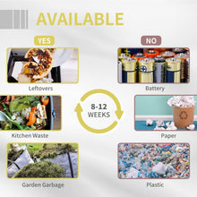 Load image into Gallery viewer, Octagonal 360° Rotating Composter with 16 Ventilation Holes - 43 Gallon Capacity