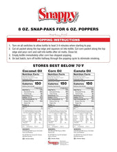 Load image into Gallery viewer, Mess-Free Popcorn Packs with Coconut Flavor - 24 Count for 6 oz Popcorn Machines