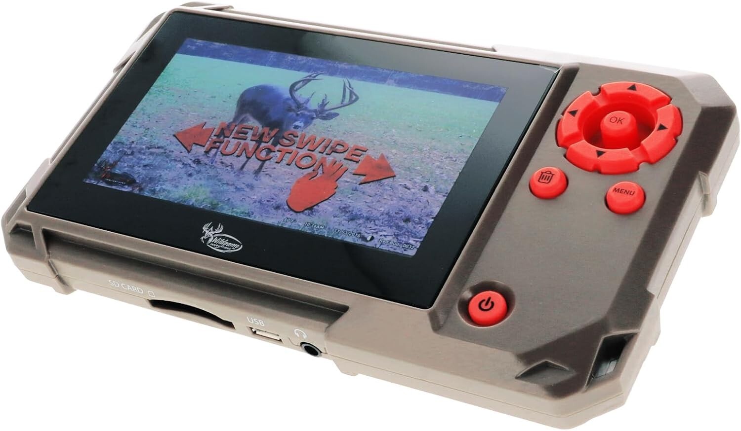 4.3" Touch Screen SD Card Reader for Hunting: Durable, Portable, Water-Resistant
