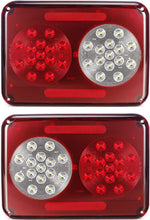 Load image into Gallery viewer, Universal Waterproof LED Trailer Lights - Stop &amp; Backup Lights for RVs &amp; Trucks