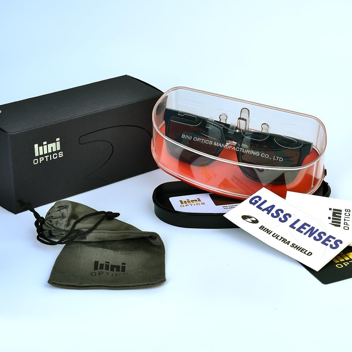 Fashionable Polarized Sunglasses Made in Italy - Corning Lenses for Clarity