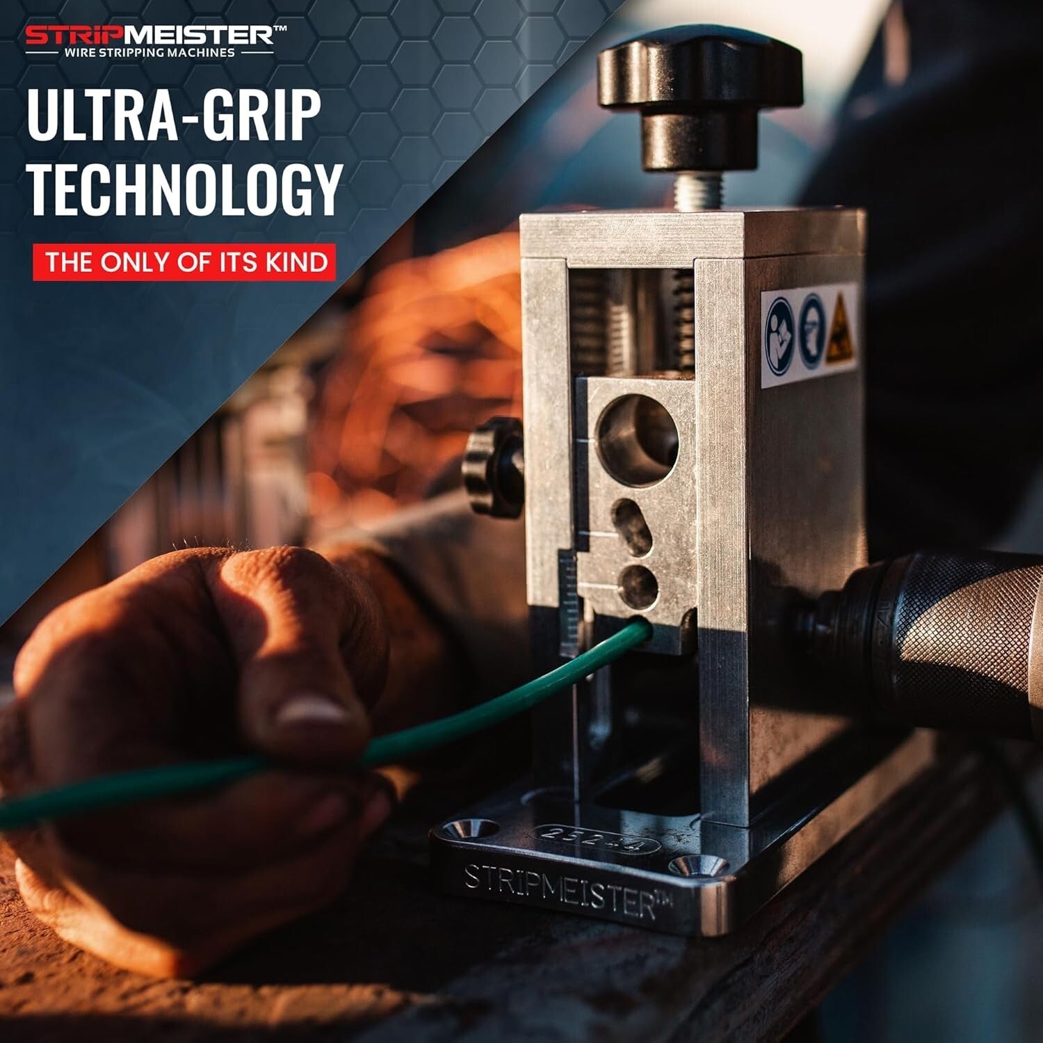 Drill-Powered Wire Stripper Machine - Efficient Tool for Copper & Electric Wires