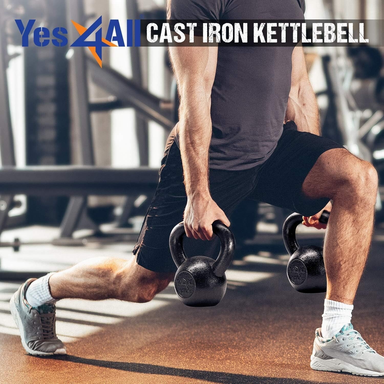 Versatile 5-30 lbs Kettlebell Set for Strength and Home Training - Cast Iron