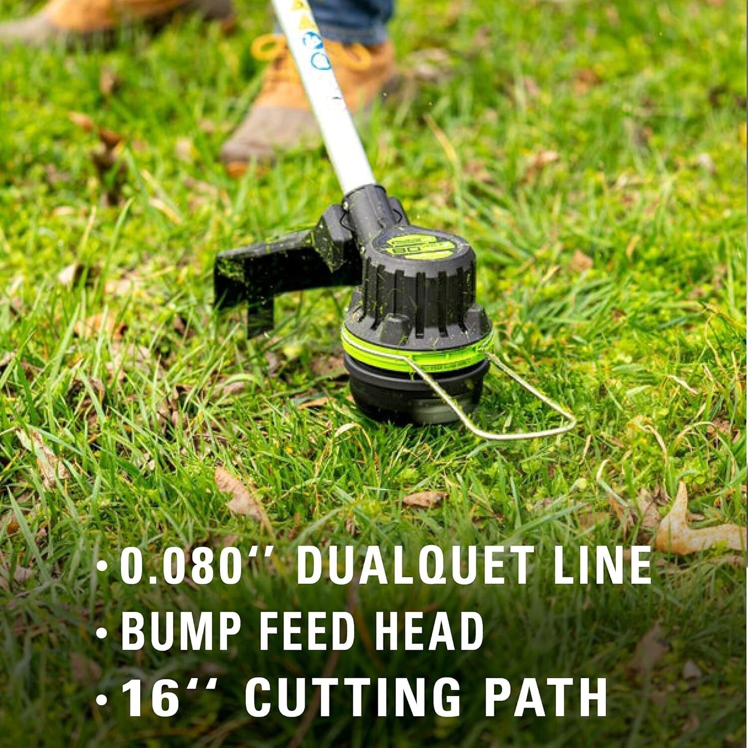 Pro 80V Brushless Cordless String Trimmer & Leaf Blower Combo - 2Ah Included