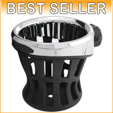 Load image into Gallery viewer, Stylish Chrome Drink Holder for Motorcycles - Protects Paint and Secures Drinks
