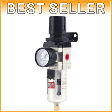 Load image into Gallery viewer, Lightweight Aluminum Air Pressure Regulator Combo with Easy Installation Bracket