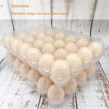 Load image into Gallery viewer, Reusable 24 Egg Clear Cartons with Free Labels – Perfect for Markets &amp; Farms