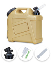 Load image into Gallery viewer, Portable 2.6 Gallon No Leakage Water Container with Spigot - Sand Color