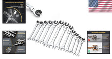 Load image into Gallery viewer, Professional 12PCS Flex-head Ratchet Wrench Set - Effortless Access &amp; Torque