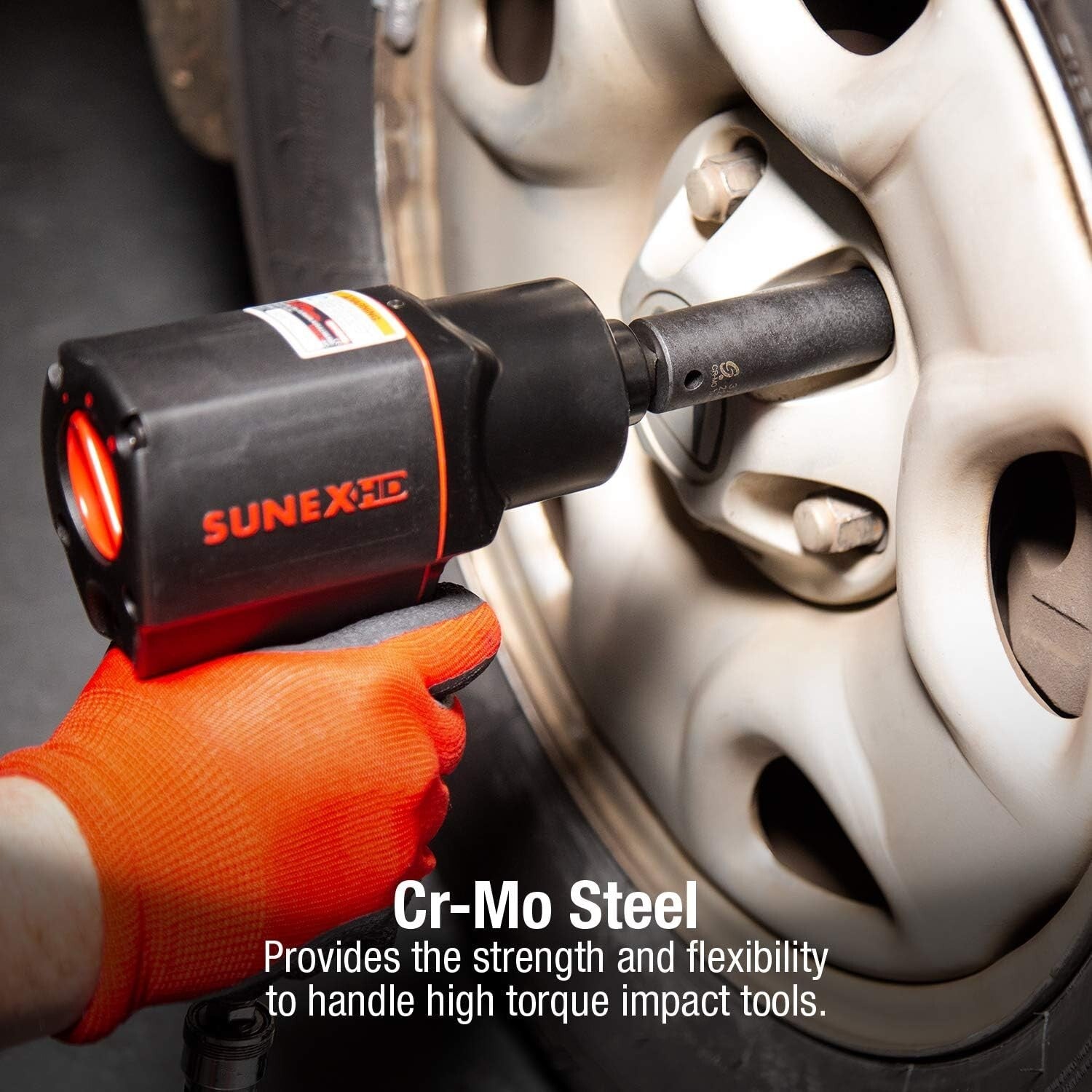 Professional 1/2 Inch Drive SAE Deep Impact Socket Set with Storage Case