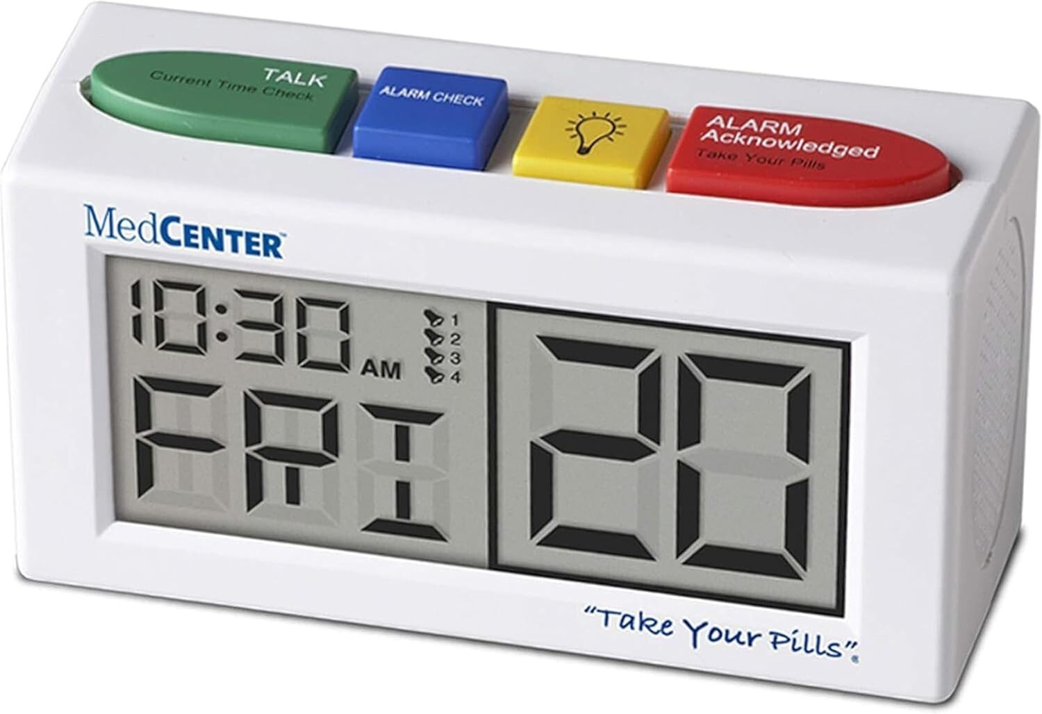 Durable Talking Alarm Clock - Medication & Time Reminder for Dementia Patients