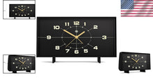 Load image into Gallery viewer, Wideboy Retro Analog Clock: Battery-Powered Silent Clock for Stylish Spaces